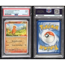 Pokemon Scarlet & Violet - 151 (MEWEN) Reverse Foil Charmander PSA 9 MINT