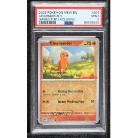 Pokemon Scarlet & Violet - 151 (MEWEN) Reverse Foil Charmander PSA 9 MINT