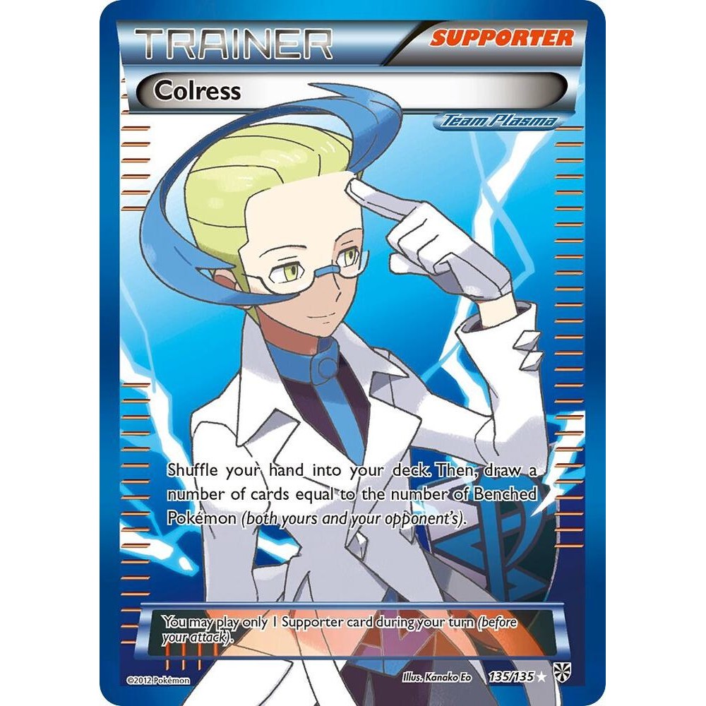 Colress (Team Plasma) (135 Full Art) - Plasma Storm (PLS)