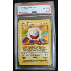 PSA 8 1999 Pokemon Game Electrode #21 Base Set