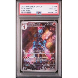 PSA 10 Ceruledge AR 109/106 Pokemon Card Super Electric Breaker sv8 Japanese