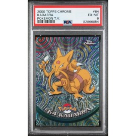 PokéMon TCG Kadabra #64 Pokemon T.V. PSA 6